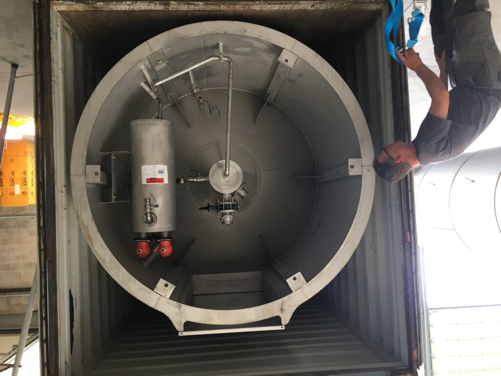 le garrec colonne inox installation industrielle gabon